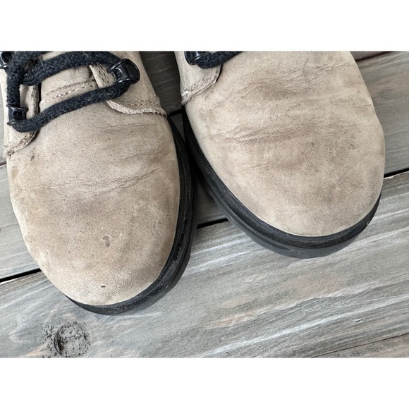 Sorel Lennox Lace Waterproof Tan Leather Booties Combat Size 8 Gorpcore Hiking - Picture 3 of 13